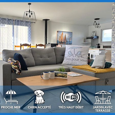 Les Dunes, Maison Neuve 8 P Bien Equipee Jardin Clos, Parking, Garage A 850 M De La Plage Et Centre Bourg, Sur Plages Du Debarquement Pres Arromanches Et Bayeux Asnelles Bagian luar foto